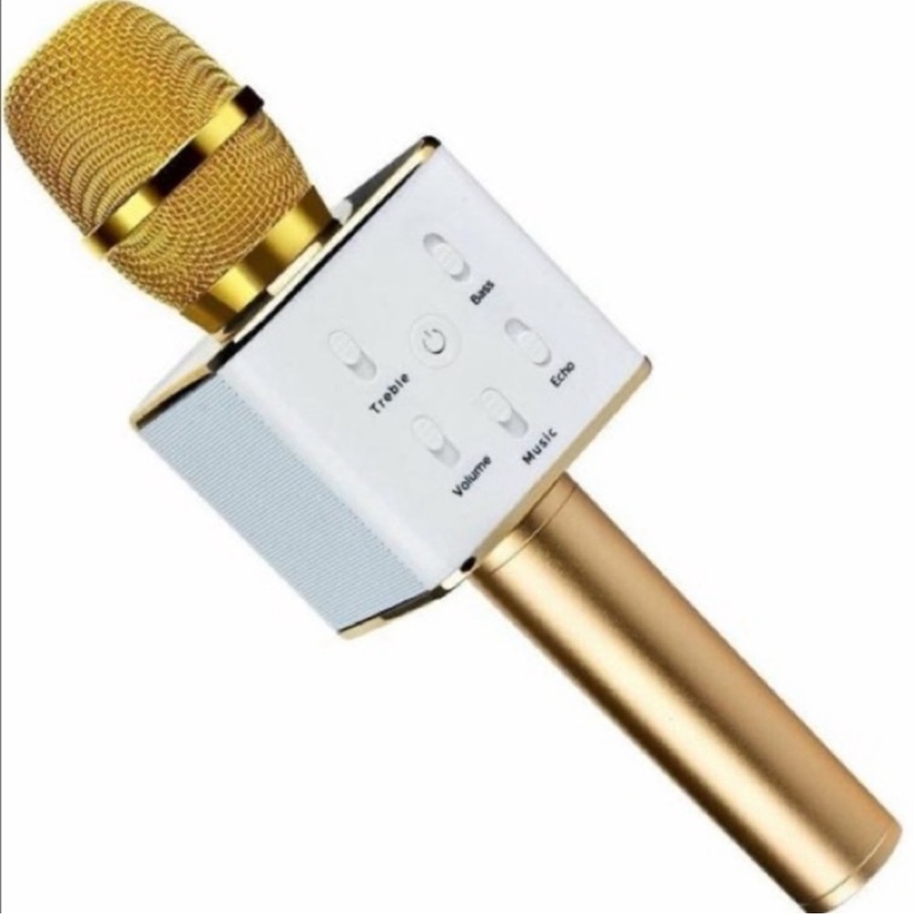 Mike - Gold Wireless Microphone with Speaker and Case